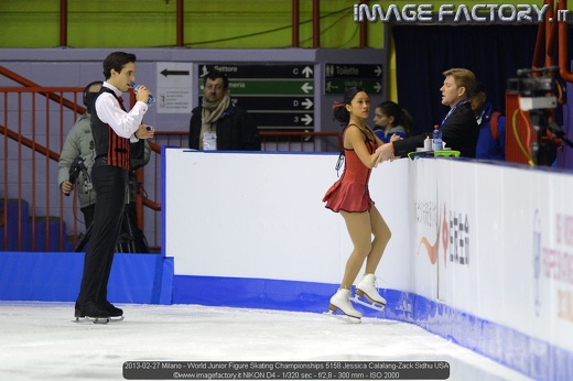 2013-02-27 Milano - World Junior Figure Skating Championships 5158 Jessica Calalang-Zack Sidhu USA